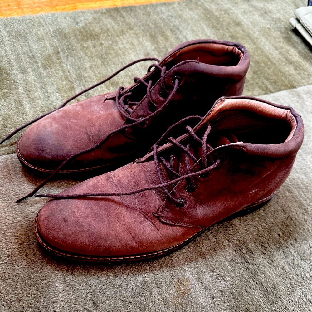Abeo Brown Leather Boots Size 9.5